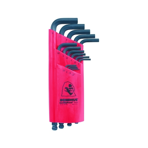 Bondhus 10864 5 Mm Ball End Bits – 10 Stück, 76 Mm Lang, Proguard Finish, Für Innensechskantschrauben