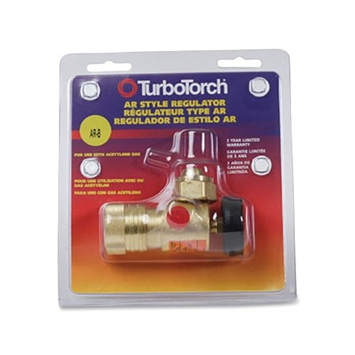 Turbotorch Ar-B Regulator, Acetylene, 0 To 15 Psig Flow Range, 15 Psig Inlet Pressure - 1 per EA - 3860725