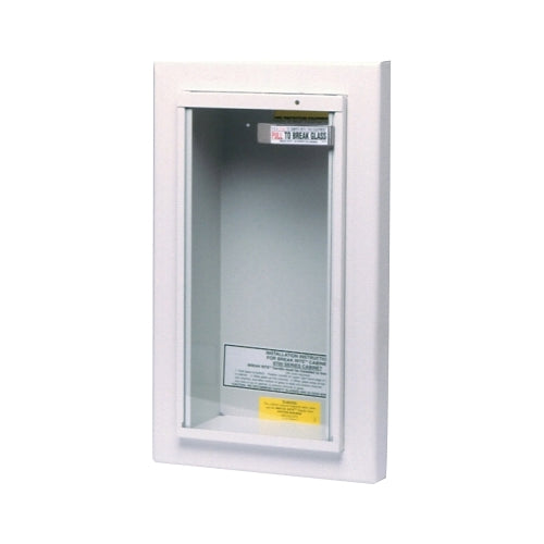 Kidde Extinguisher Cabinets, Semi-Recessed, Steel, Tan, 10 Lb - 1 per EA - 468045