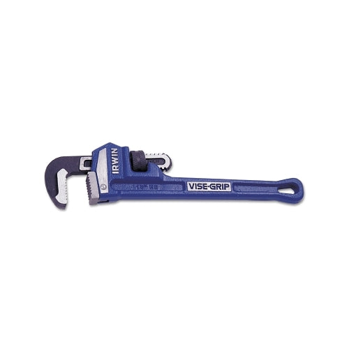 Irwin Cast Iron Pipe Wrenches, Forged Steel Jaw, 10 In - 1 per EA - 274101
