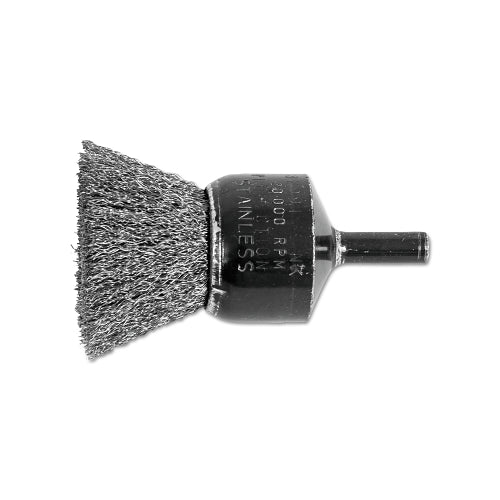 Advance Brush Standard Duty Crimped End Brush, Stainless Steel, 1 Inches X 0.006 In, 20000 Rpm - 1 per EA - 82991