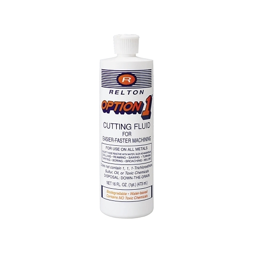Relton Option 1 Metal Cutting Fluids, 1 Pt, Bottle - 12 per CS - PNTOP ...