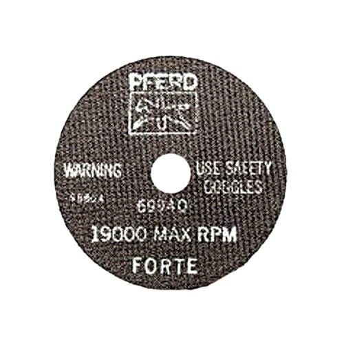 Pferd A-Psf Thin Cut-Off Wheel, Type 1, 4 Inches Dia, .04 Inches Thick, 60 Grit Alum. Oxide - 50 per BOX - 69940