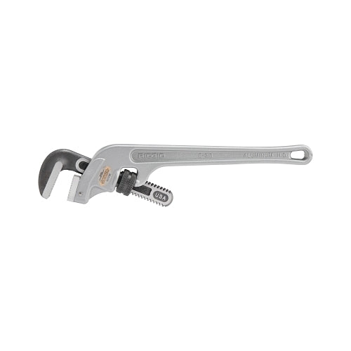 Ridgid Aluminum End Pipe Wrenche, 18 Inches Long, 2-1/2 Inches Pipe Capacity - 1 per EA - 90122