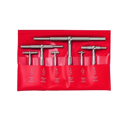 Starrett S579HZ Self Centering Telescoping Gauge With 2 Telescoping Arms Set, 5/16"- 6" Range, 2