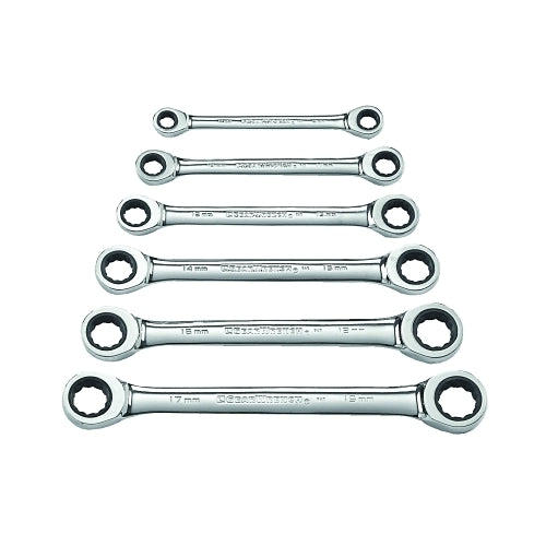 Gearwrench 6 Pc. Double Box Ratcheting Wrench Sets, Metric - 1 per SET - 9260