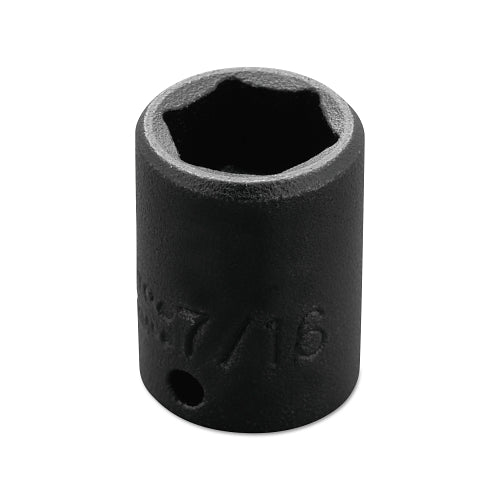 Proto Torqueplus Impact Sockets 1/4 In, 1/4 Inches Drive, 7/16 In, 6 Points - 1 per EA - J6914H