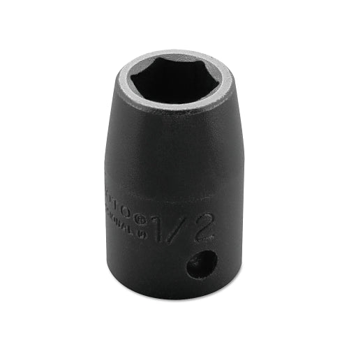 Proto Torqueplus Impact Sockets, 1/2 Inches Drive, 1/2 Inches Opening, 6 Points - 1 per EA - J7416H