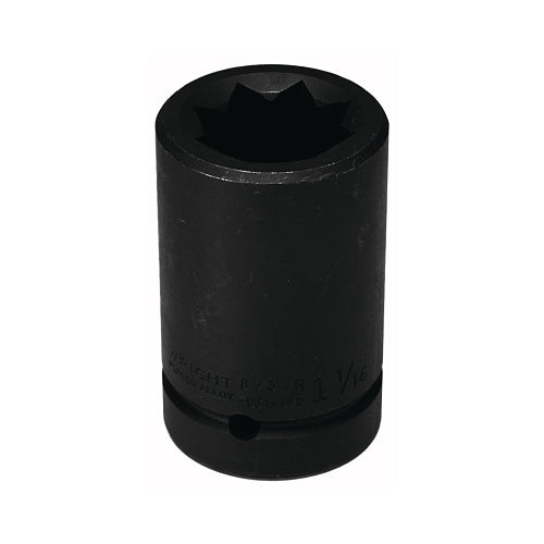 Wright Tool 8 Point Double Square Deep Impact Railroad Sockets, 1Inche ...
