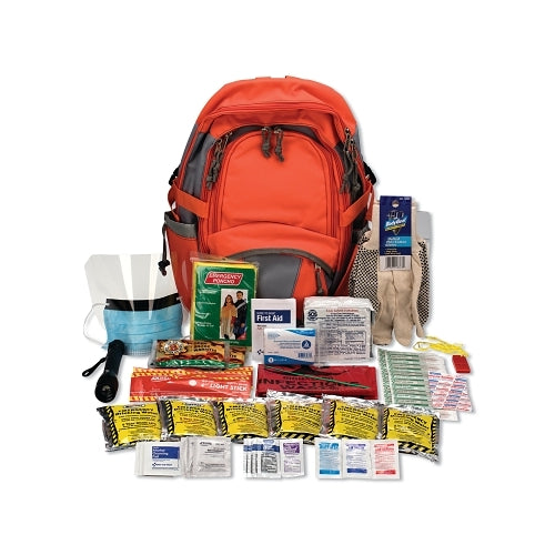 First Aid Only Emergency Preparedness Kit, 63 Pieces, Fabric Backpack - 6 per CA - 90001