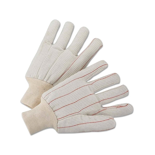 Gants filaires West Chester, grand, blanc naturel - 12 par DZ - K81SCNCI