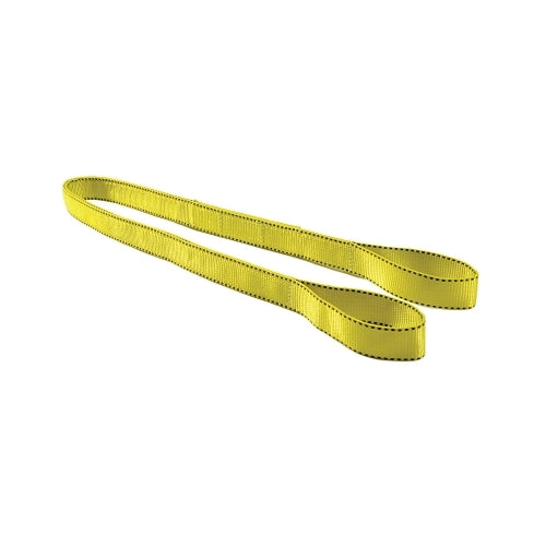 Liftex Pro-Edge® Web Sling, Type Iii, 2 Inches W X 12 Ft L, Flat Eye To Eye, Polyester, Yellow - 1 per EA - EE292X12PD