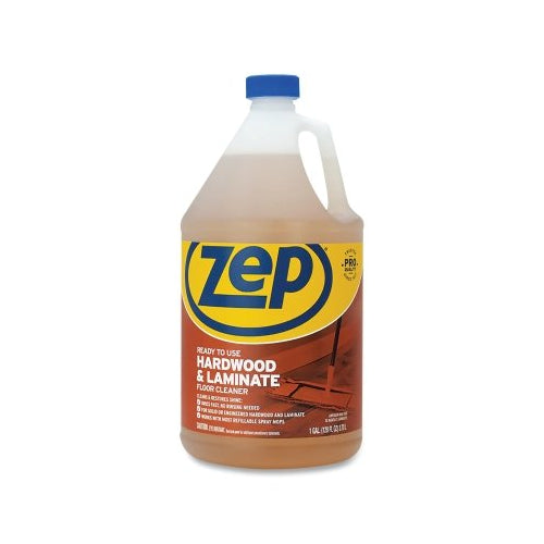 Zep Retail Ready To Use Hardwood And Laminate Floor Cleaner, 1 Gal, Bottle - 4 per CA - ZUHLF128