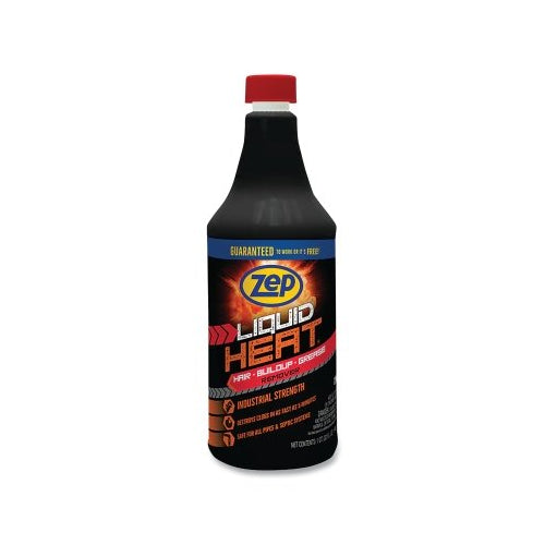 Zep Crystal Heat Drain Opener, 32 Oz, Bottle - 12 per CA - ZULH34