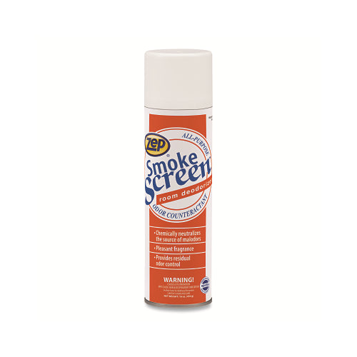 Zep Smoke Screen? Deodorizer, 16 Oz, Aerosol Can, Fresh Scent - 12 per BX - 18701