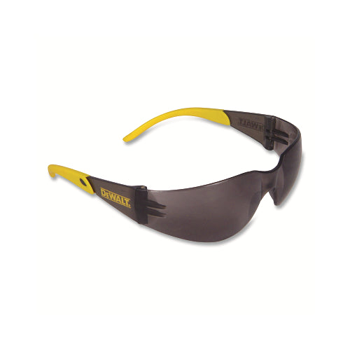 Dewalt Protector? Safety Glasses, Smoke, Polycarbonate Lens, Hard Coat, Plastic Frame, Smoke/Yellow - 12 per BX - DPG54-2D