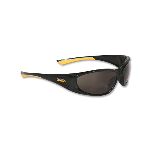 Dewalt Gable? Safety Glasses, Smoke Lens, Polycarbonate, Hard Coat, Black/Yellow Frame - 12 per BX - DPG98-2D