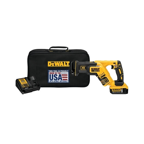 Dewalt Xr Brushless Compact Reciprocating Saw Kits, 20 V, 5Ah Lithium-Ion, 1 1/8 In - 1 per EA - DCS367P1