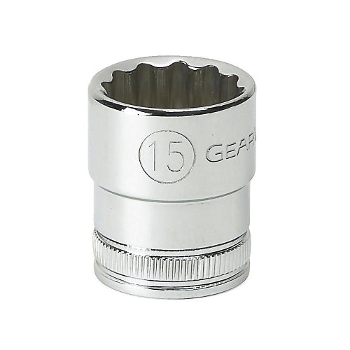 Apex 3/8 Inches Drive 6 And 12 Point Metric Standard Length Sockets, 8 Mm, 12 Pt - 1 per EA - 80484