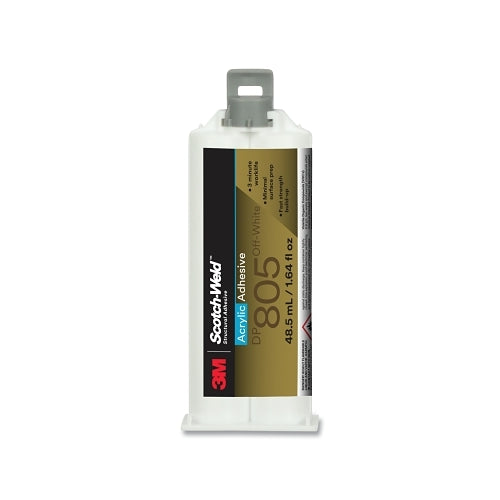 3M Scotch-Weld? Acrylic Adhesive, Off-White, 1.64 Fl Oz, Cartridge - 12 per CA - 7010410436