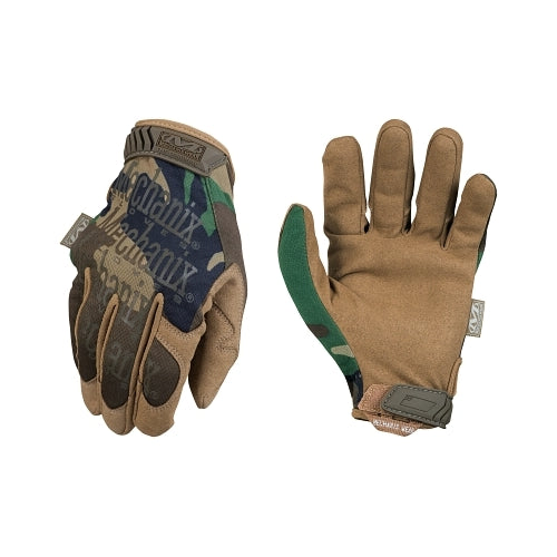 Mechanix Wear The Original Woodland Camotactical Gloves, Synthetic Leather, Small, Multicam - 1 per PR - MG77008