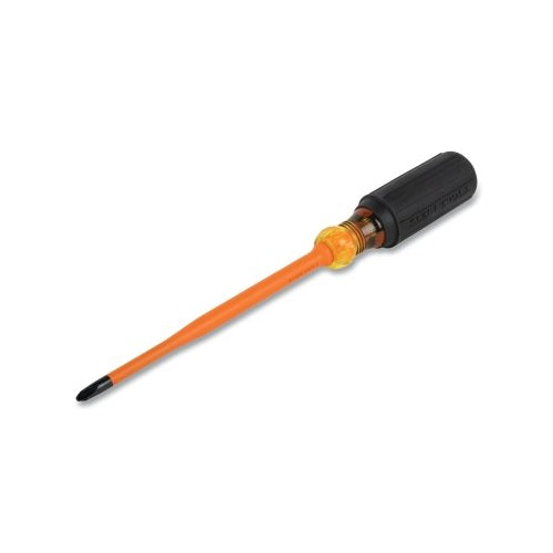 Klein Tools Slim-Tip Insulated Screwdriver, 1000 V, #2 Phillips, 6 Inches L - 6 per BX - 6936INS