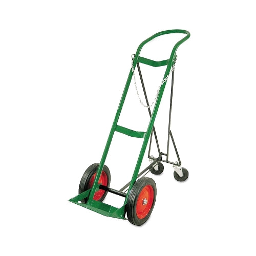 Anthony H/T Size Cylinder Cart, Sngl, 15 Inches W X 46 Inches H X 15 Inches D, 10 Inches Dia X 1.75 Inches W Wheels, 2-Casters, Retractable Rear Assy - 1 per EA - 6114