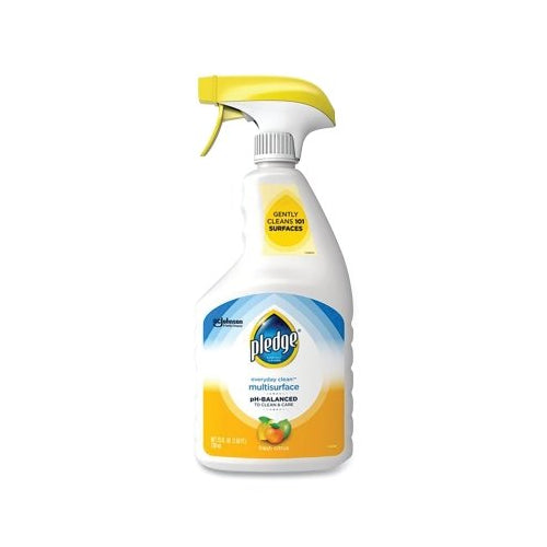 Pledge Everyday Clean? Multisurface Ph-Balanced Cleaner, 25 Oz, Trigger Bottle, Fresh Citrus - 6 per CA - 336283