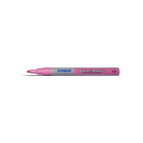 Dykem Brite-Mark® Fine Marker, Pink, Fine Tip - 48 per PK - 41009
