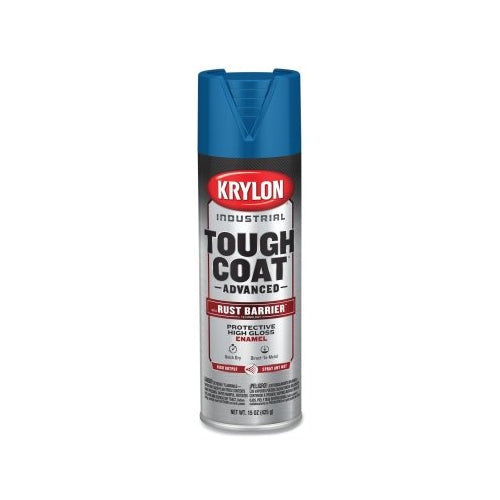 Krylon Industrial Tough Coat® Advanced With Rust Barrier® Technology Spray Paint, 15 Oz, Deep Blue, Gloss - 6 per CA - K00259008