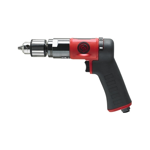 Chicago Pneumatic Cp9790C Pistol Drill, 3/8 Inches Chuck, 2100 Rpm, Keyed Metal - 1 per EA - 8941097900