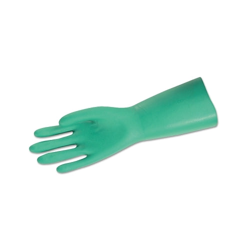 Mcr Safety Unsupported Nitrile Gloves, Straight; Gauntlet Cuff, Unlined, Size 9, 11 Mil - 12 per DZ - 5309