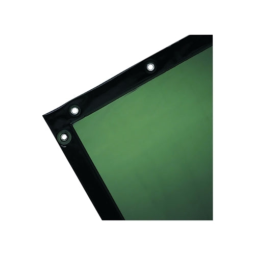 Wilson Industries See-Thru Green Welding Curtain, 6 Ft X 4 Ft, Vinyl - 1 per EA - 37700