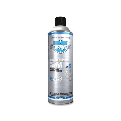 Sprayon El2846 Non-Chlorinated Electrical Degreaser, 18 Oz, Aerosol Can, Strong Scent - 12 per CA - S20846000
