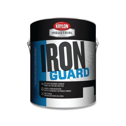 Krylon Industrial Iron Guard® Water-Based Acrylic Enamel, 1 Gal, White Primer - 4 per CA - K11001803-16