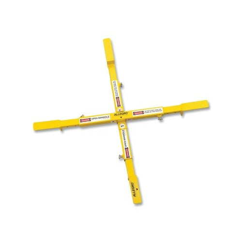 Allegro Adjustable Manhole Safety Cross, Small, Fits 18 In, 21 In, 24 Inches Manhole Openings - 1 per EA - 9406-24A