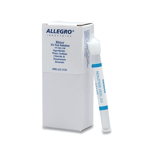 Allegro Bitter Fit Test Solution, Denatonium Benzoate, Ampules - 6 per BX - 204112K