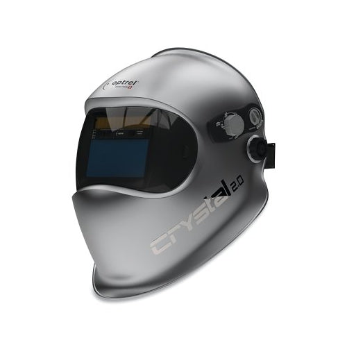 Optrel Crystal 2.0 Welding Helmet, Shade 2, Silver, Flip Front - 1 per EA - 1006900
