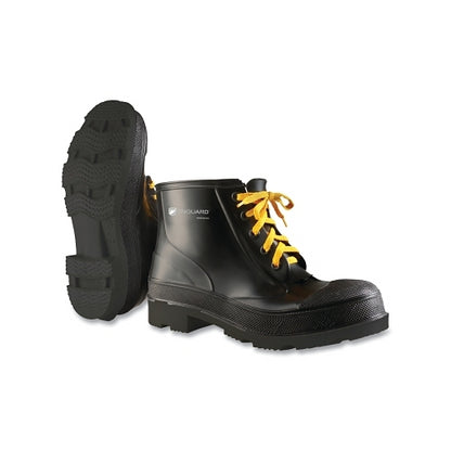 Onguard Monarch Steel Toe Ankle Boots, Lace-Up, Men's, Polyester/Pvc, Black - 1 per PR