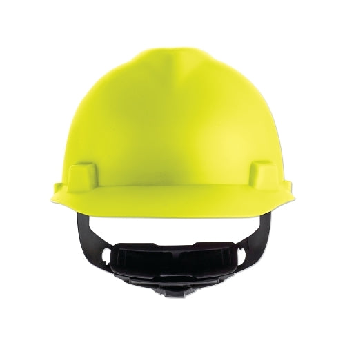 Casco duro estilo gorra Msa V-Gard® con suspensión Fas-Trac® Iii, mate, amarillo de alta visibilidad - 1 por EA - 10203088