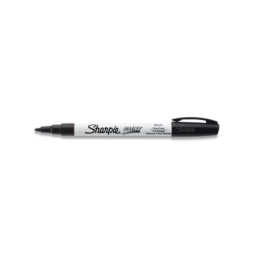 Sharpie Oil Based Paint Marker, Black, Fine, Fine Bullet - 12 per DZ - 35534