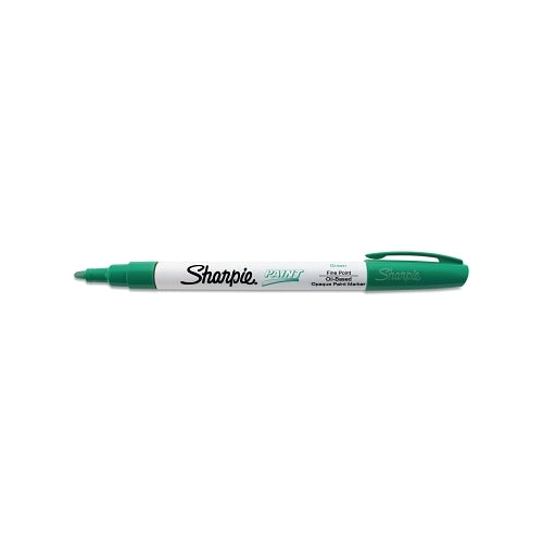 Sharpie Oil Based Paint Marker, Green, Fine, Fine Bullet - 12 per DZ - 35537