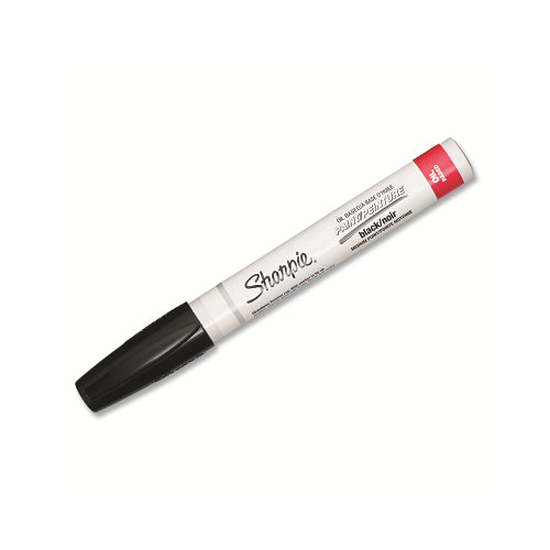 Sharpie Paint Marker, Black, Medium, Bullet - 12 per DZ - 35549