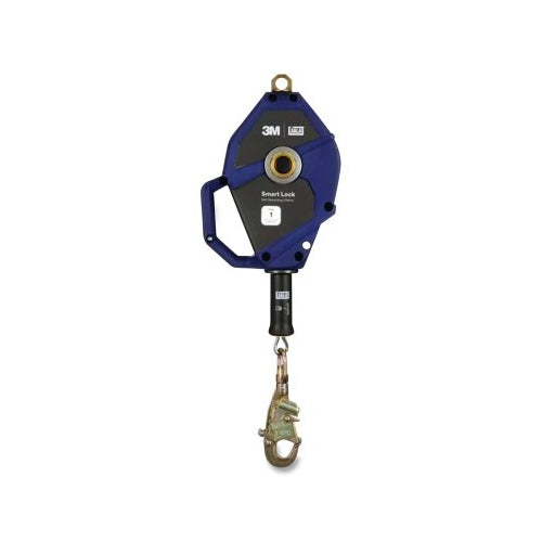 Dbisala Smart Lock Self Retracting Lifeline, 20 Ft, Swiveling Snap Hook, 420 Lb Load Capacity, Single Leg - 1 per EA - 3503872