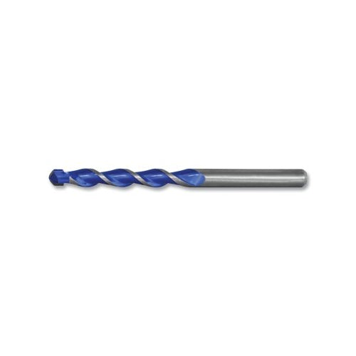 Cleline 1838 Multi-Purpose Masonry Carbide Tipped Twist Drill Bit, 3/8 Inches Cutting Dia, Radial Point, 4.5 Inches Oal - 1 per EA - C22215