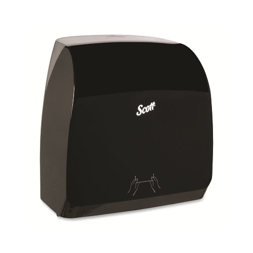 Scott Control Slimroll Towel Dispenser, Wall Mount, Plastic, Black With Orange Core, Manual - 1 per EA - 47092