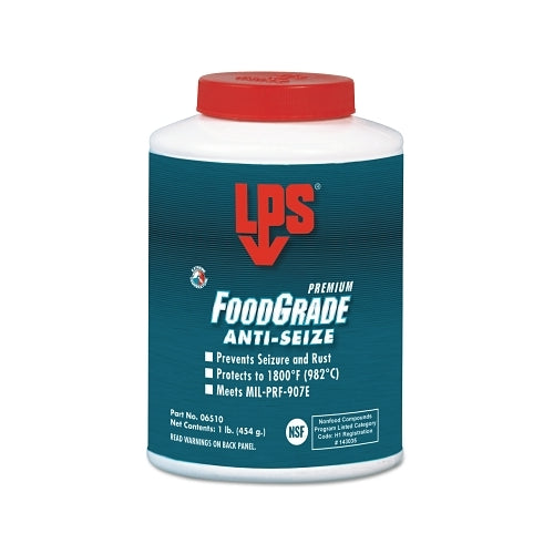 Lps Food Grade Anti-Seize Lubricants, 1 Lb Bottle - 1 per EA - 6510