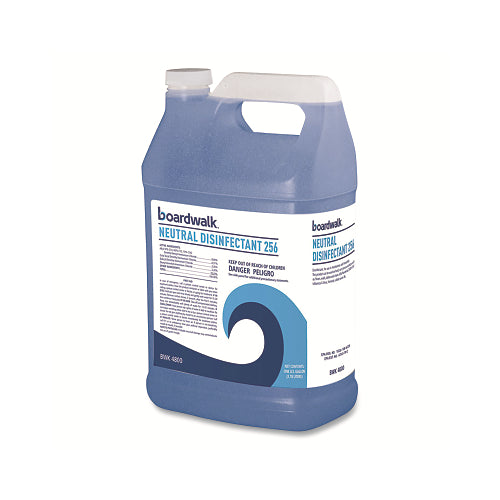 Boardwalk Neutral Disinfectant, 1 Gallon, Bottle, Floral - 4 per CT - BWK4800