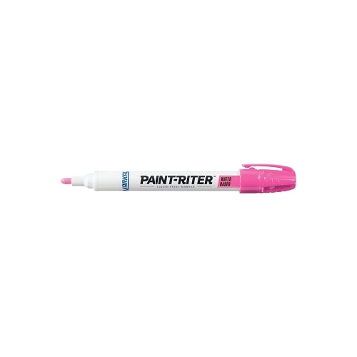 Markal Paint-Riter® Water-Based Paint Marker, Pink, 1/8 In, Medium Tip - 12 per BX - 97410
