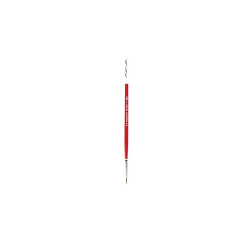 Wooster Red Sable Artists Brushes, Red Sable, Wood Handle - 6 per BX - 0F16200020